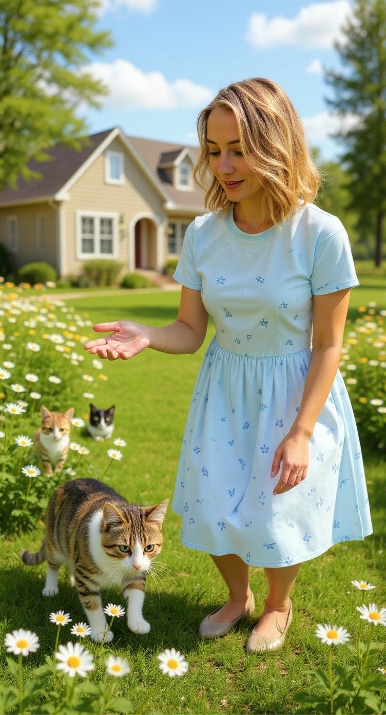 The Old Lady and the Stray Cat