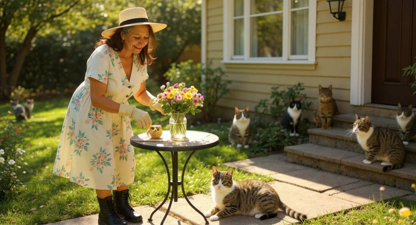 Embracing Change: Agnes and the Stray Cat
