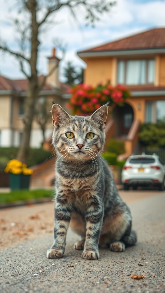 The Stray Cat and the Old Lady's Kindness