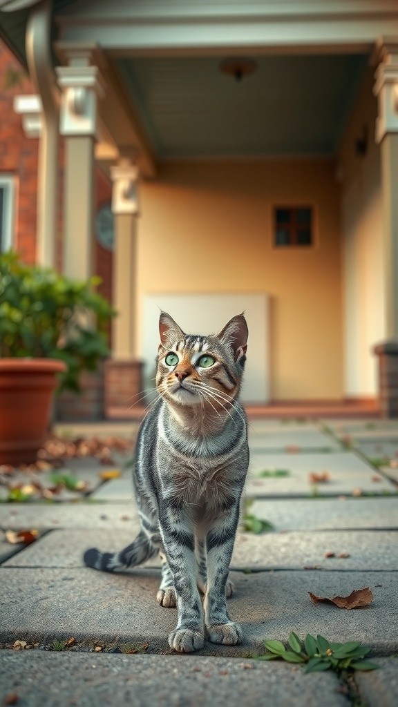 A Stray Cat's New Home