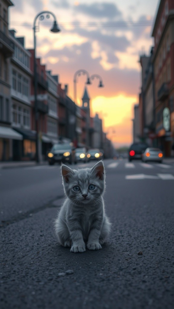 A Single Moment: From Street Kitten to Cherished Family
