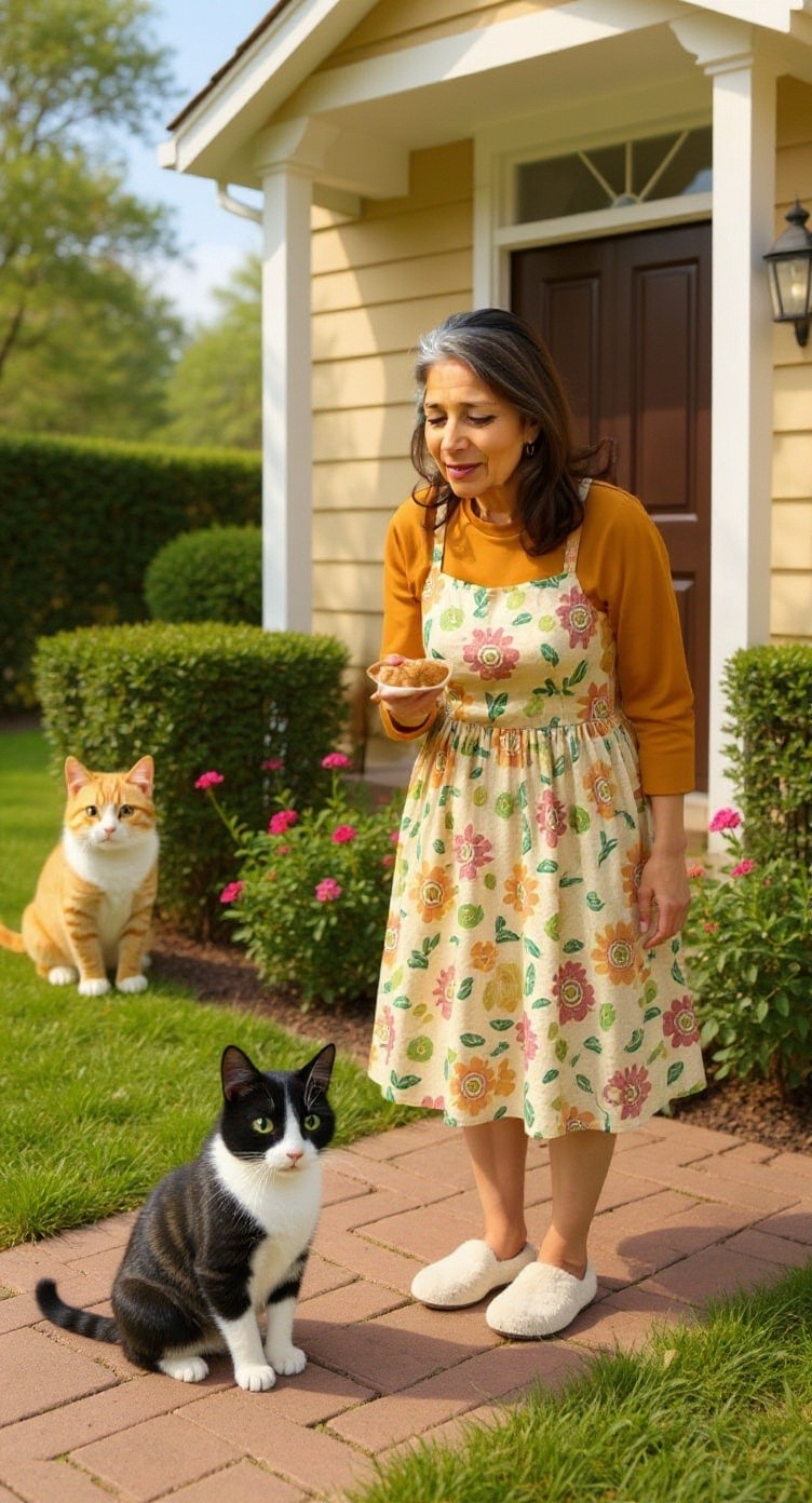 A New Friendship with a Stray Cat