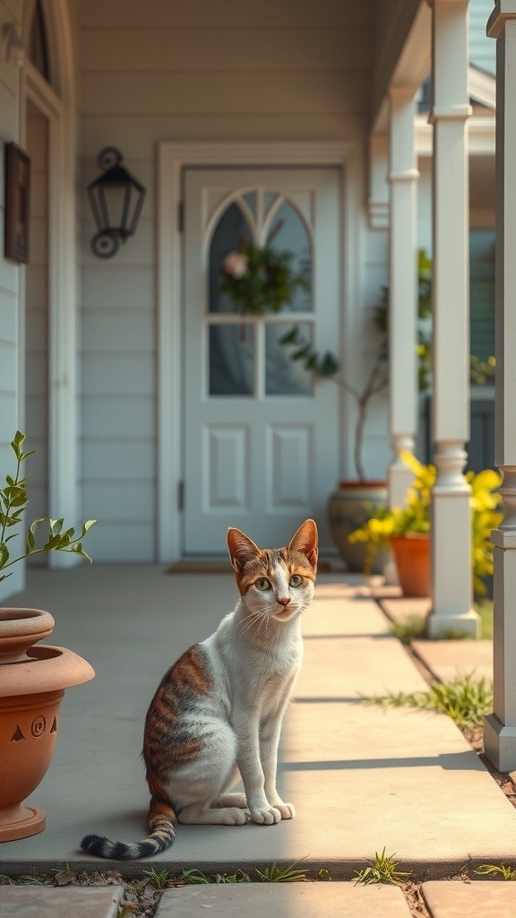 A Stray Cat's New Home