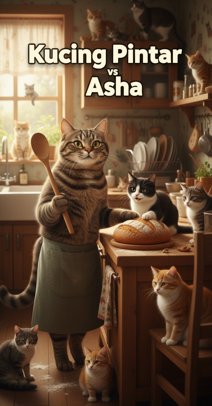 Kucing Licik dan Sarapan Emak