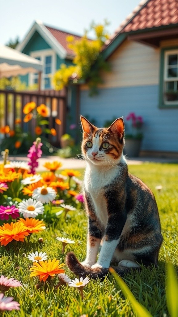 A New Friendship: The Old Lady and the Stray Cat