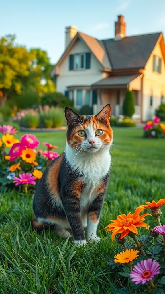 A Kind Gesture for a Stray Cat and Her Kittens