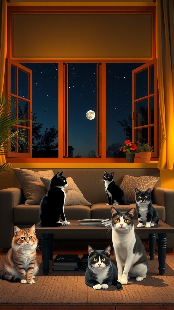 Mochi the Brave: A Cat's Plan to Outsmart a Thief!