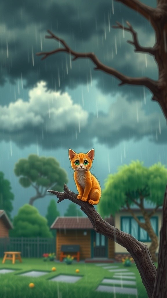 Kucing Kesepian dan Sahabat Tak Terduga
