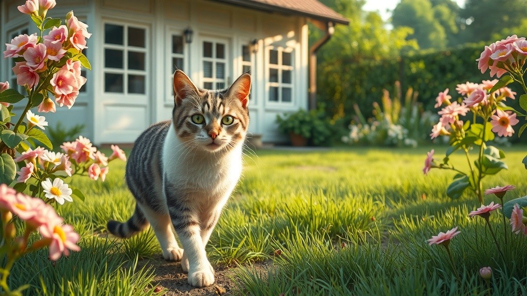 The Stray Cat and the Old Lady