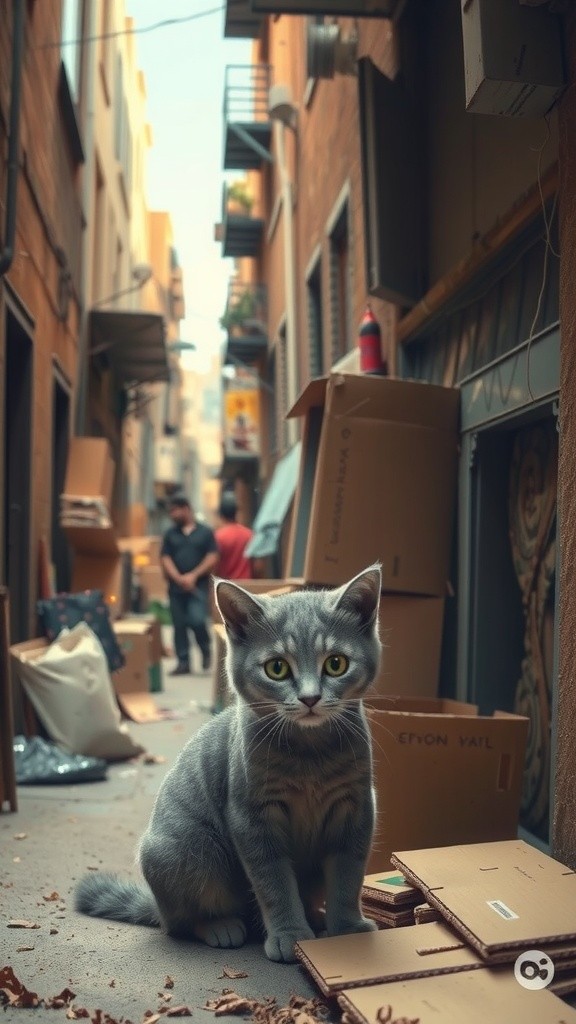 Resilience of the Forgotten: A Feline Journey