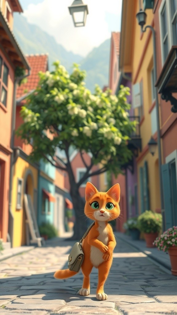 Milo the Human-Like Cat: A Furry Hero in the Village