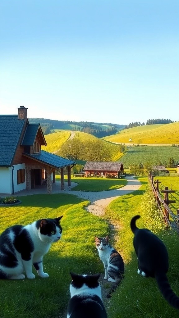 Kucing Bertemu Pasangan di Rumah Nenek