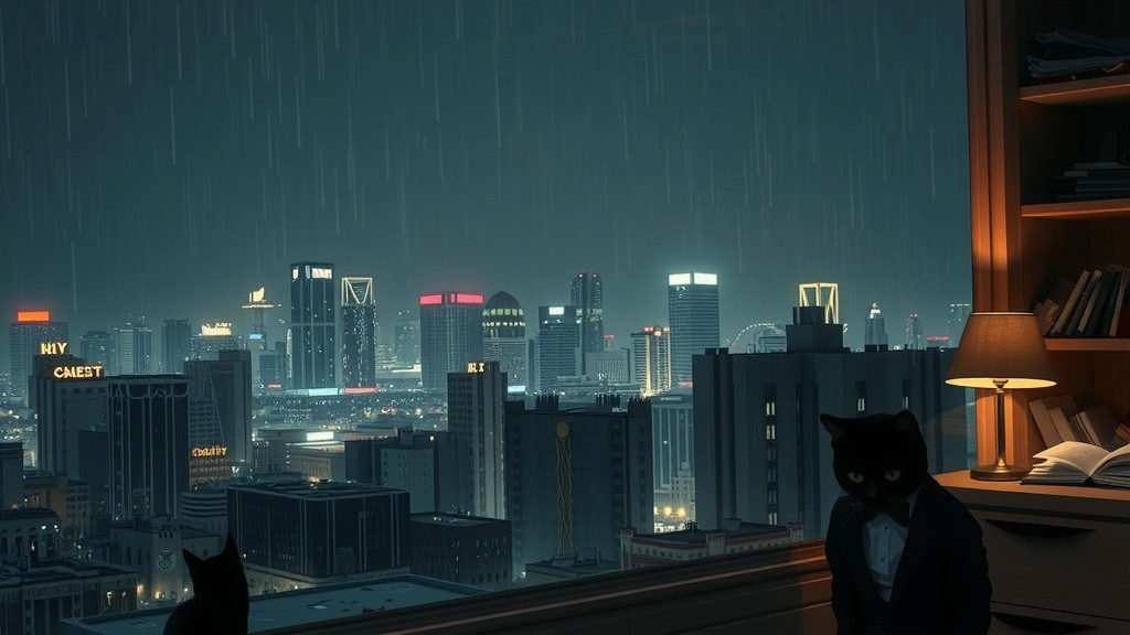 Neon Shadows: A Bladerunner Tale