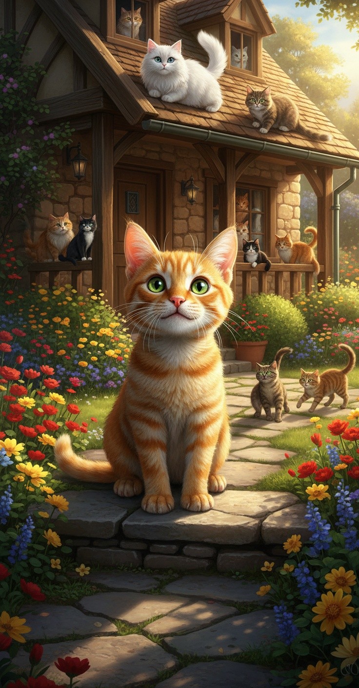 The Kindness of an Old Lady and a Stray Cat