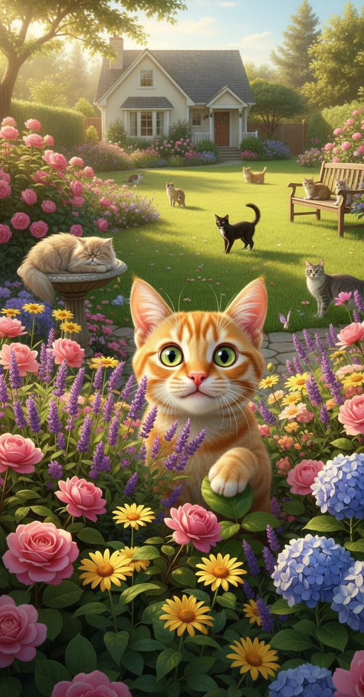 The Reluctant Friendship: An Old Lady and a Stray Cat