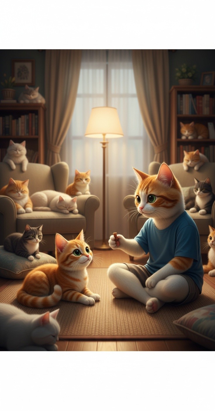 Kucing Pura-Pura Tidak Ngerti