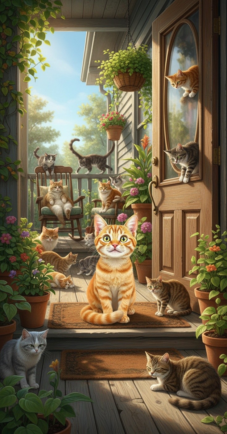 Persahabatan dengan Kucing Liar