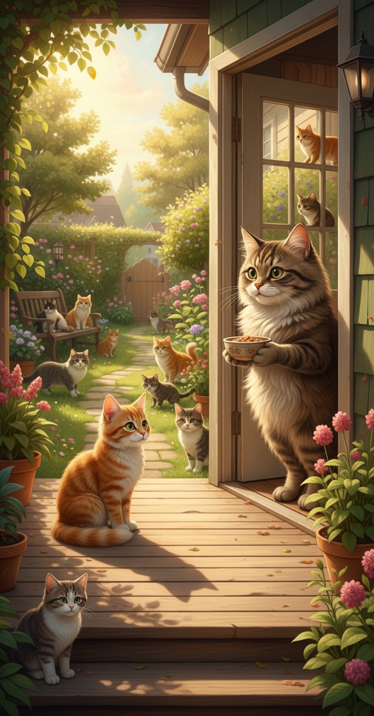 Persahabatan dengan Kucing Liar