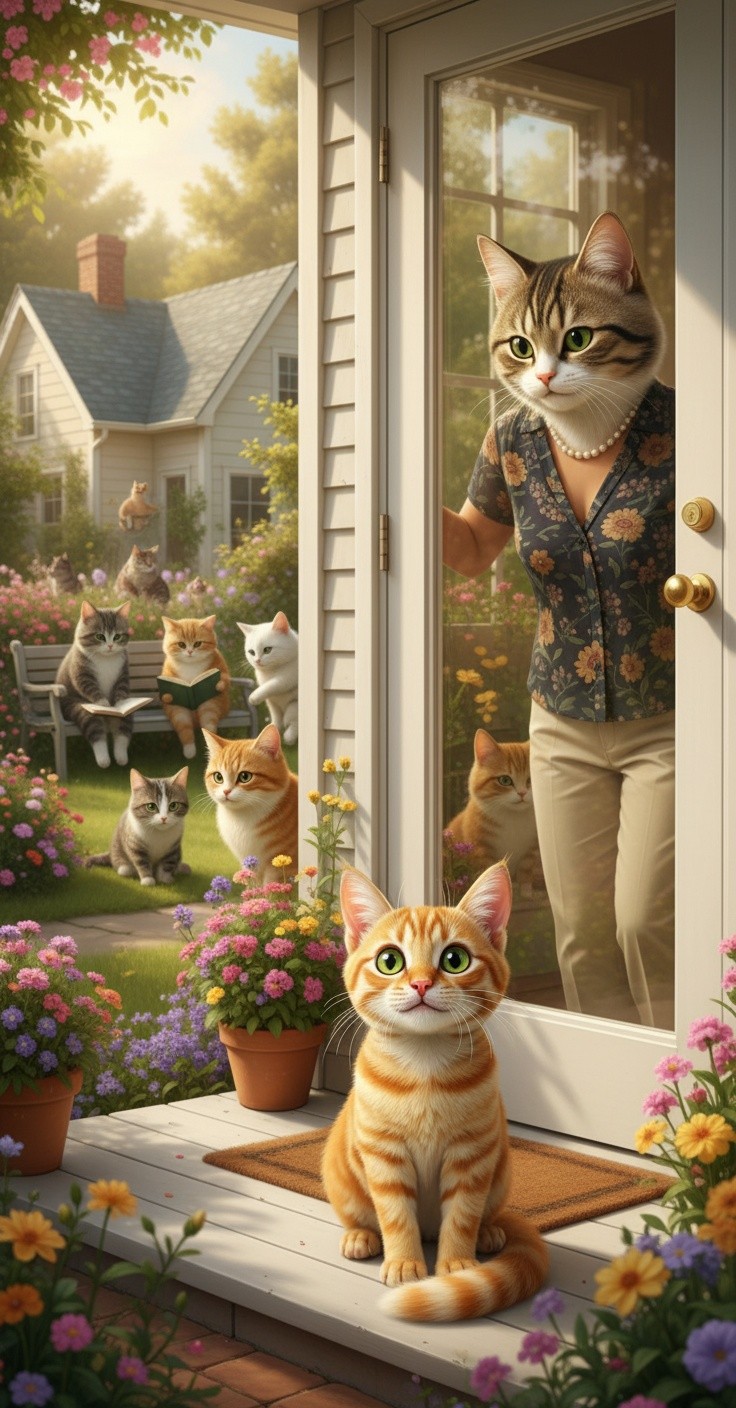 The Stray Cat's New Home