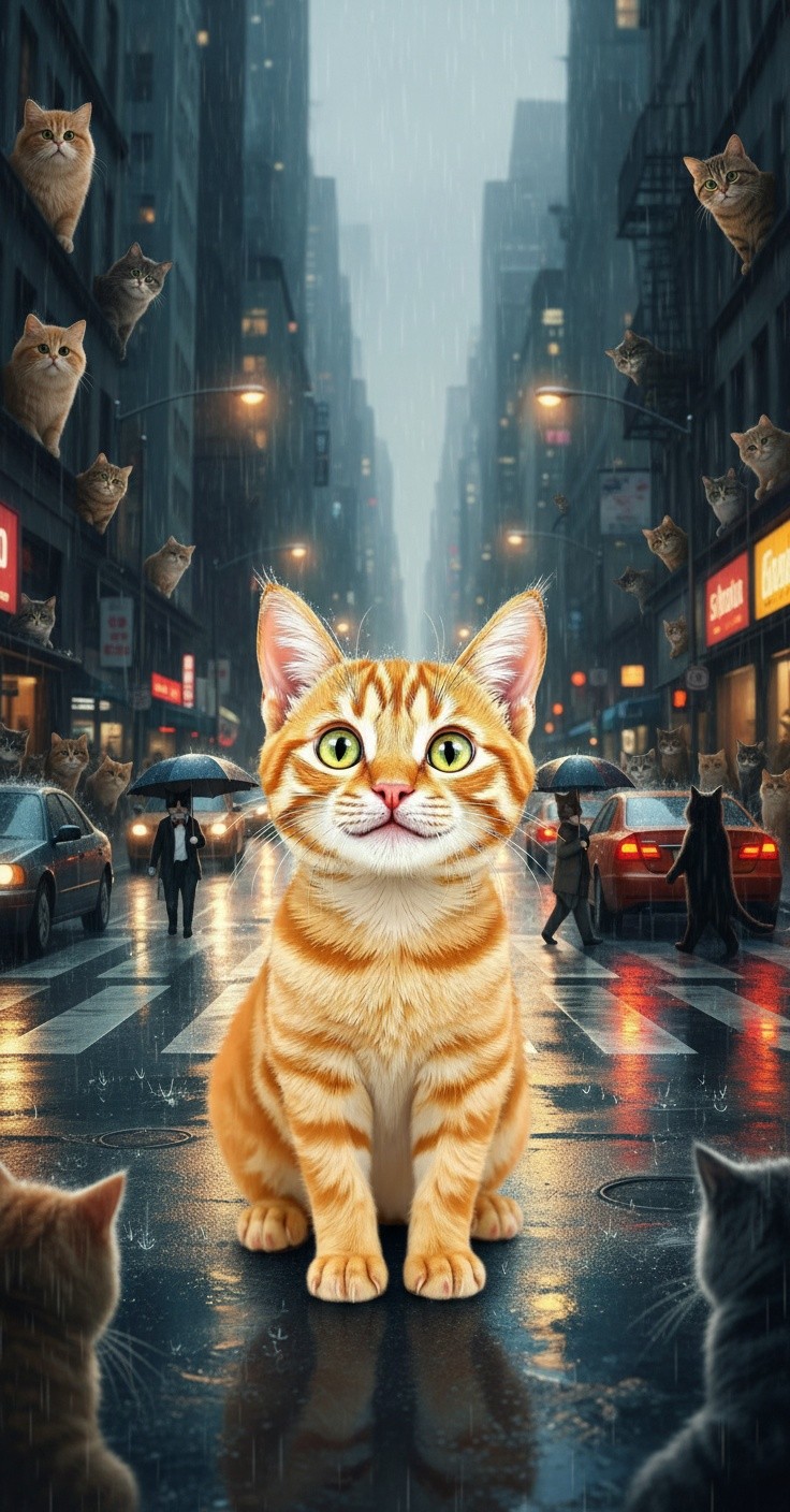 Kucing Kecil Menemukan Keluarga di Tengah Kesepian