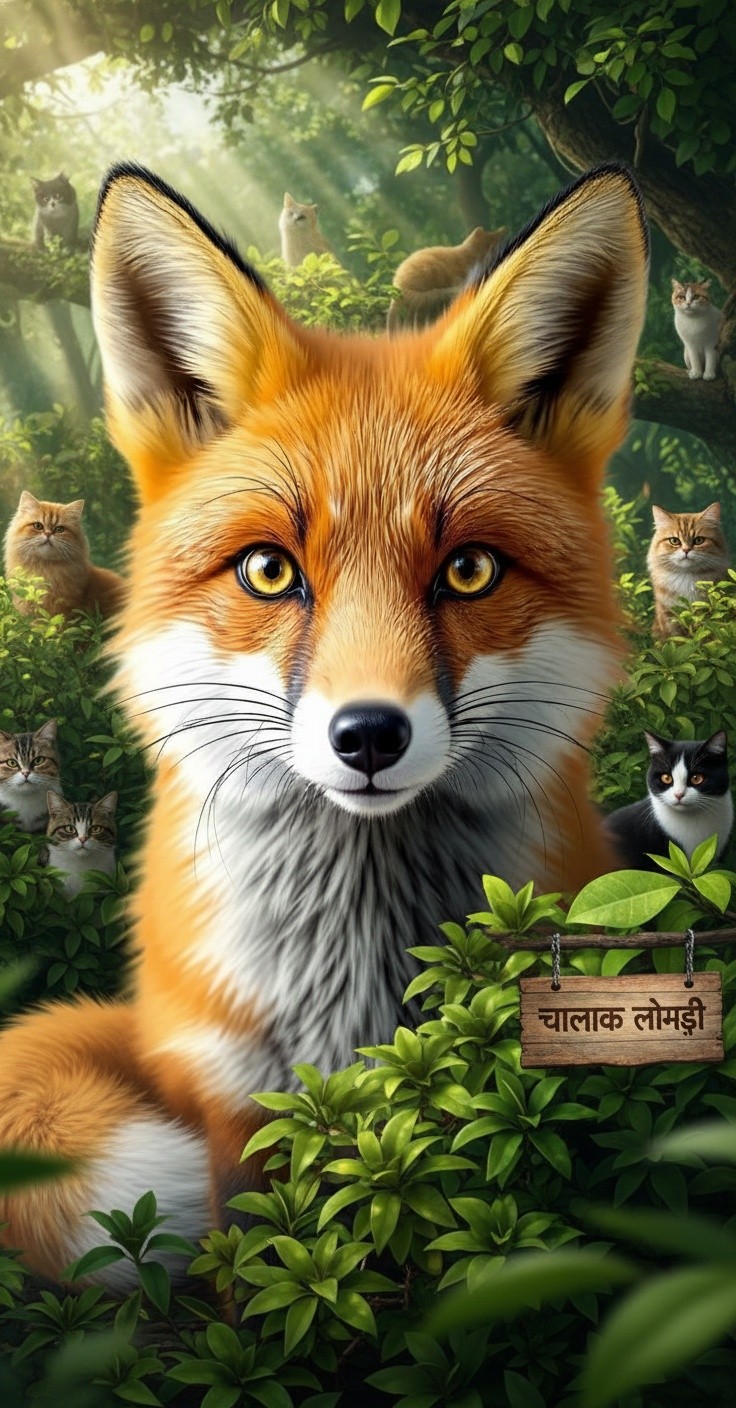 लोमड़ी की चालाकी और बकरा की मूर्खता