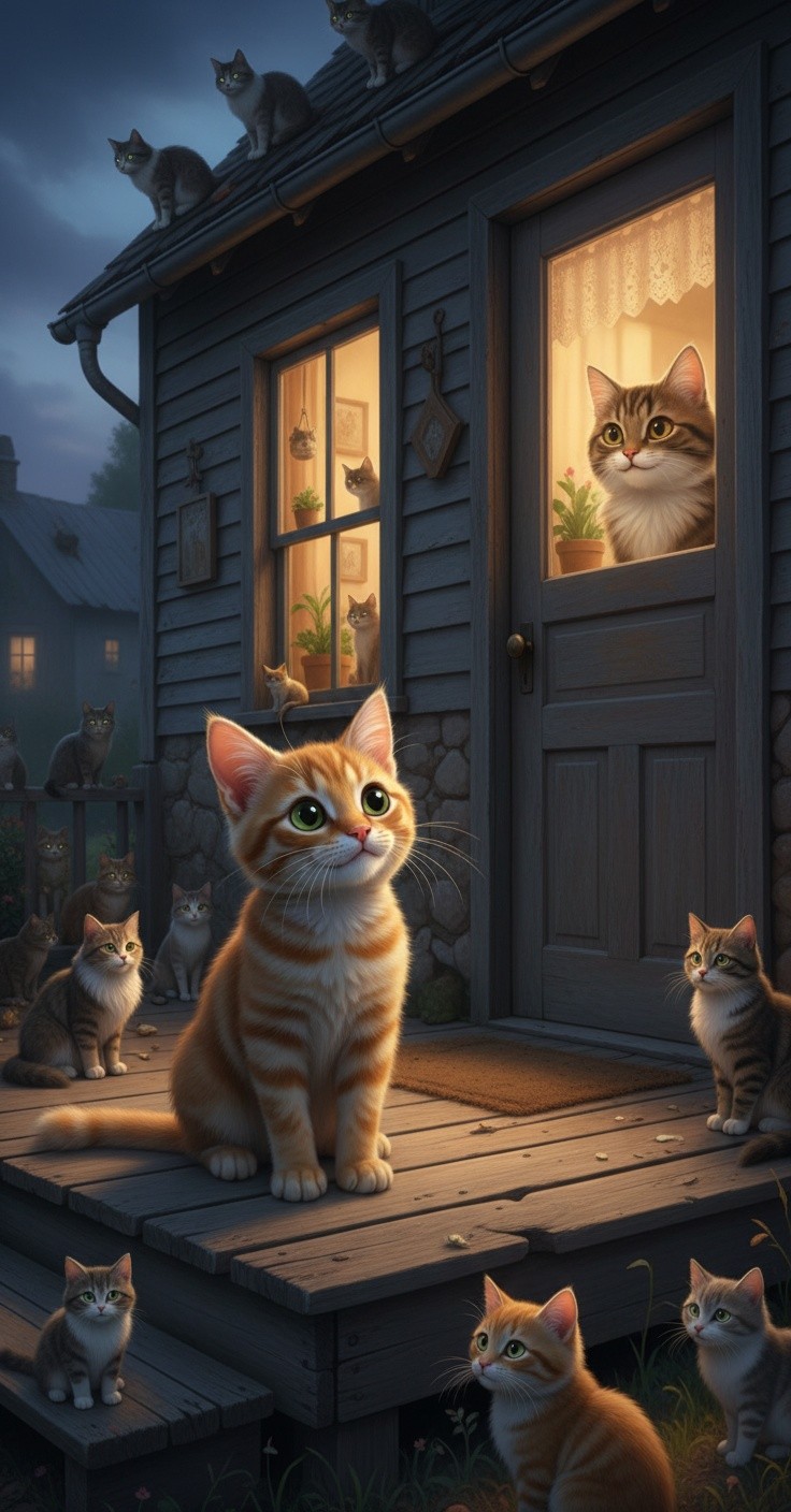 Persahabatan Tak Terduga Dengan Kucing Liar