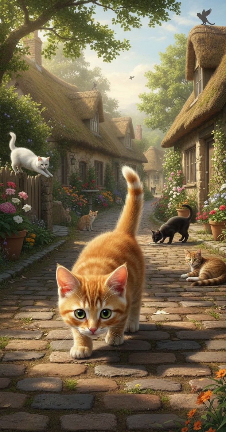 Momo, Si Kucing Nasi Goreng