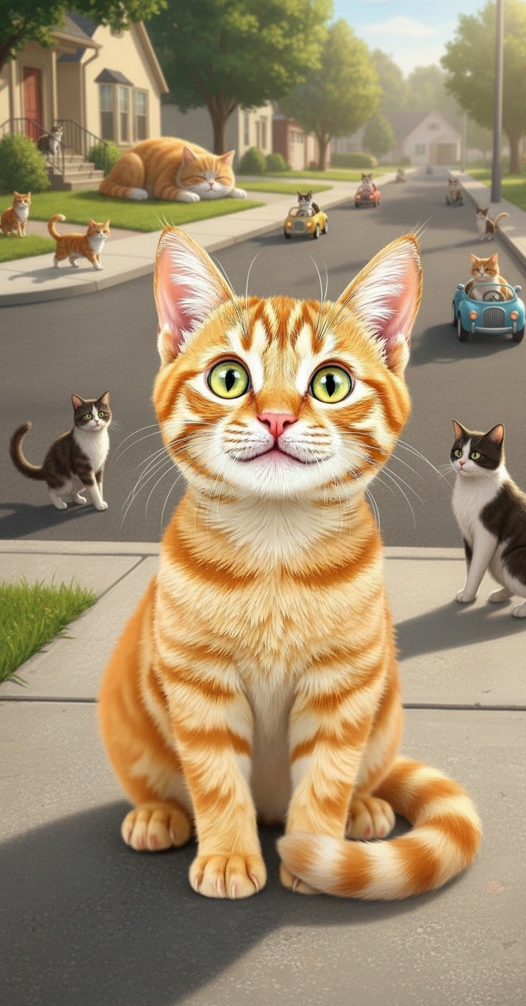 A Stray Cat Visits