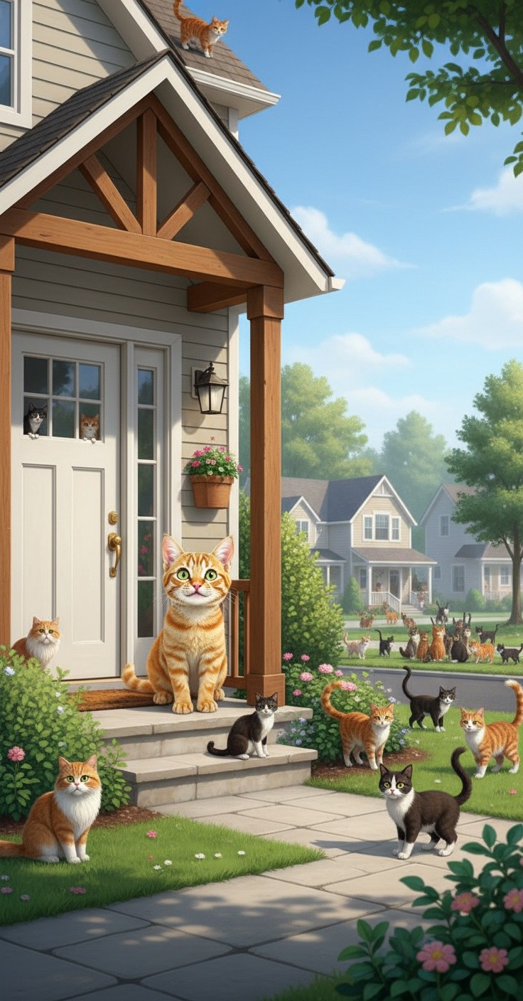 Martha and Beatrice: A Feline Friendship