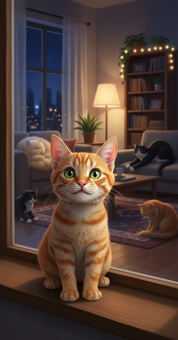 Feline Betrayal: A Cat's Cheating Scandal