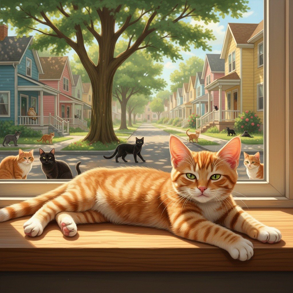 Unexpected Friendship: The Stray Cat and the Old Lady