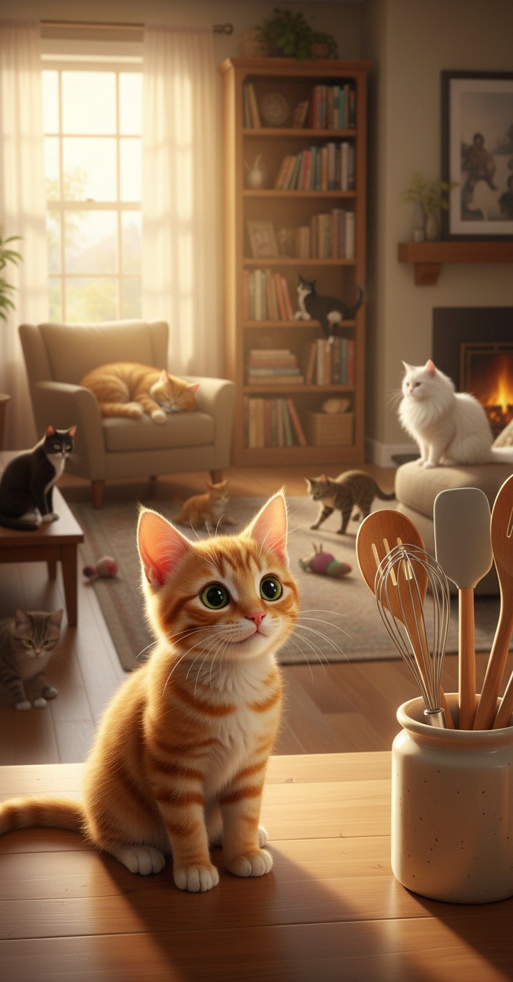 Leo Si Kucing Oren dan Sup Ikan Spesial