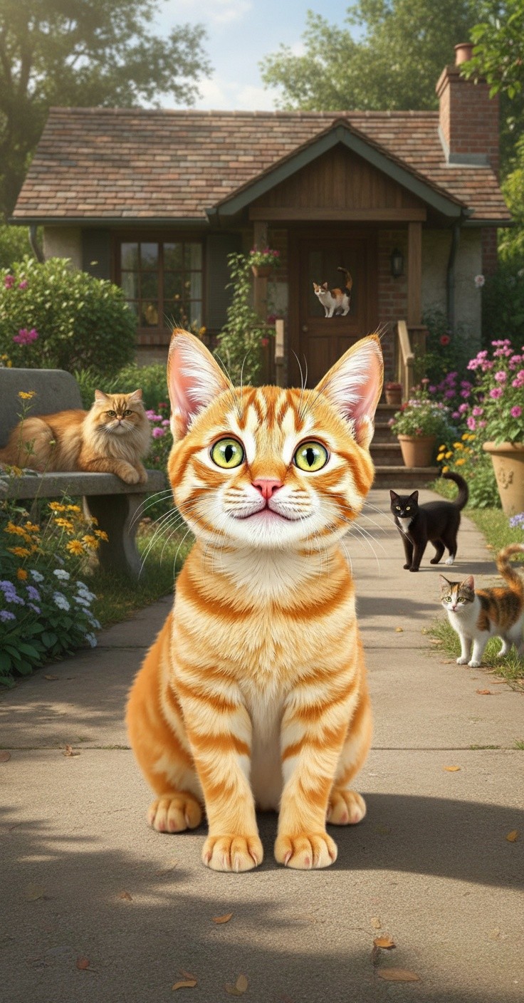 An Unexpected Friendship: The Stray Cat and the Old Lady