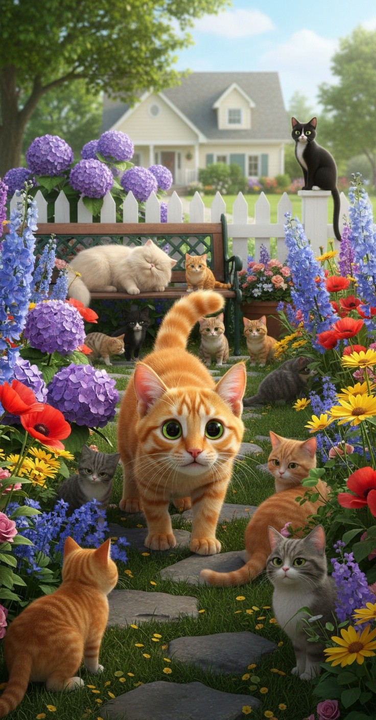 The Stray Cat and the Old Lady
