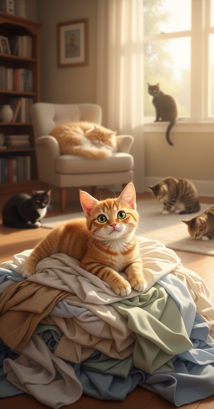 Kucing Lucu yang Menggemaskan
