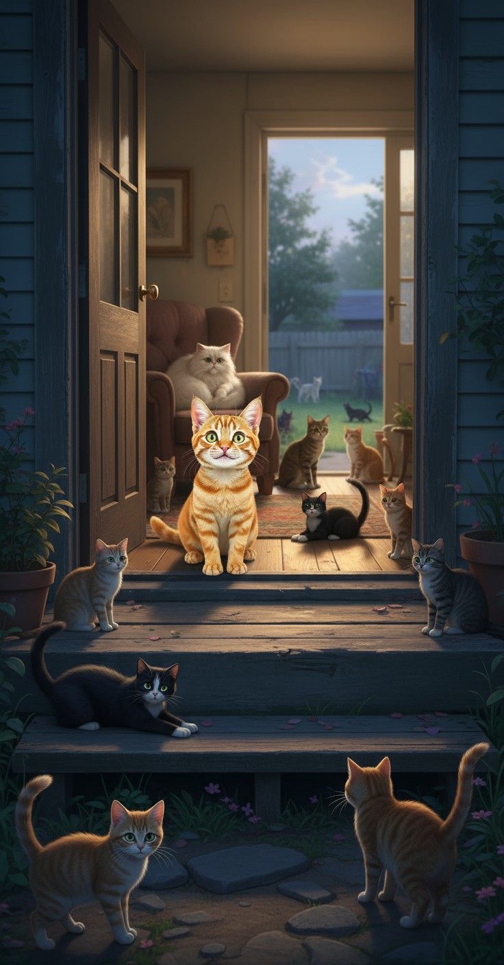 Persahabatan Tak Terduga dengan Kucing Liar