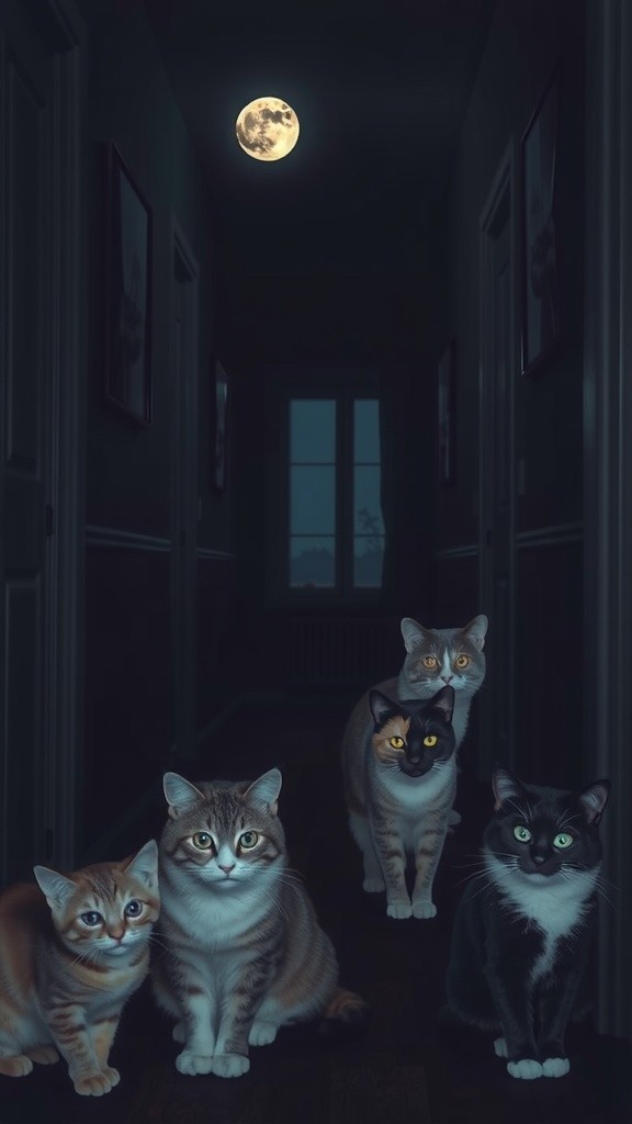 The Midnight Snack Thief: A Cat's Pizza Adventure