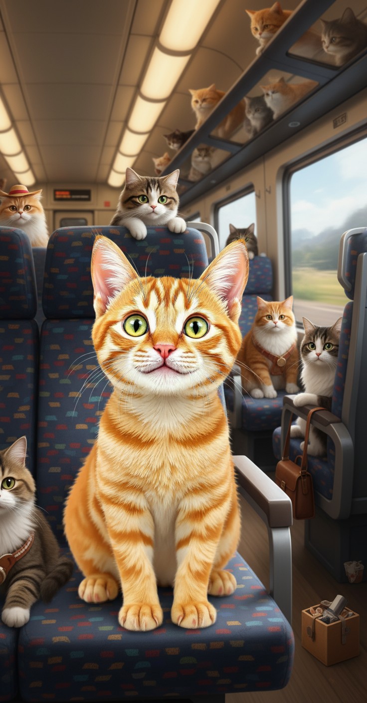 Billi ka Train Safar: Ek Mazedaar Kahani!