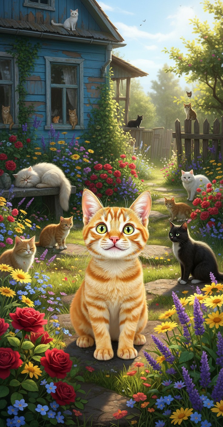 The Old Lady and the Stray Cat: A Heartwarming Friendship