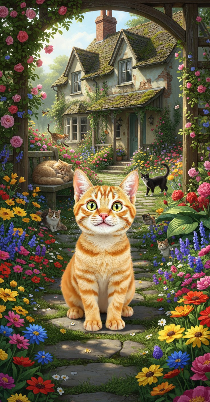 The Stray Cat and the Old Lady