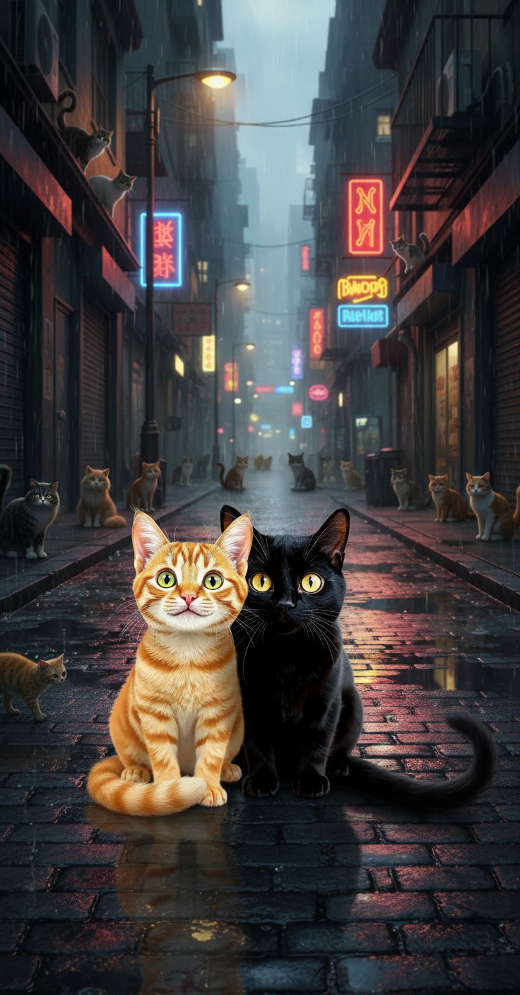 Dua Kucing: Argo dan Bima