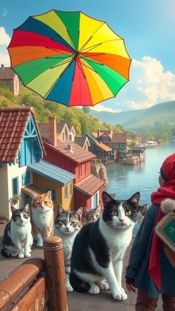 Petualangan Miko Si Kucing dan Payung Ajaib
