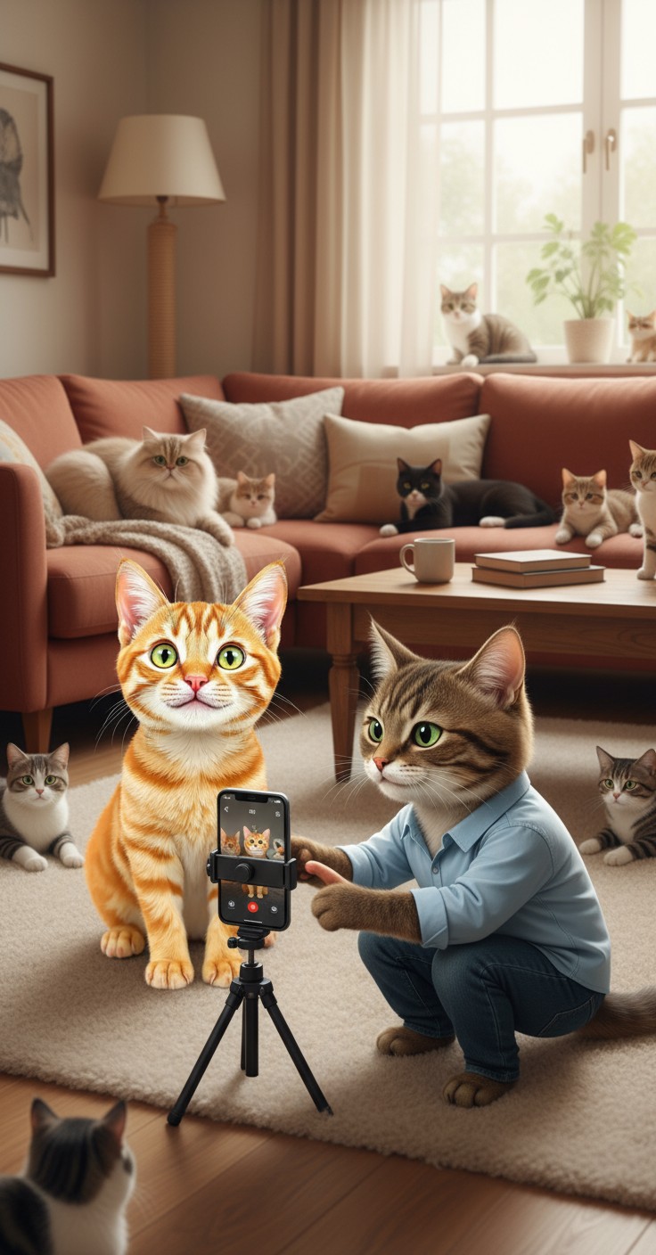 Kucing Lucu yang Jadi Bintang TikTok!