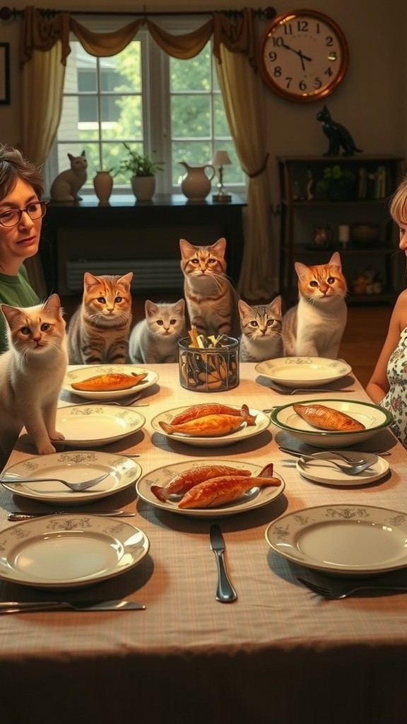 Kucing Oyen Yang Kaget Karena Ikan Panas