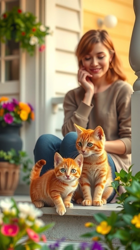 The Old Lady and the Stray Cat
