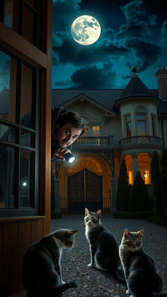 Maling yang Dihalanginya oleh Anjing Tidur