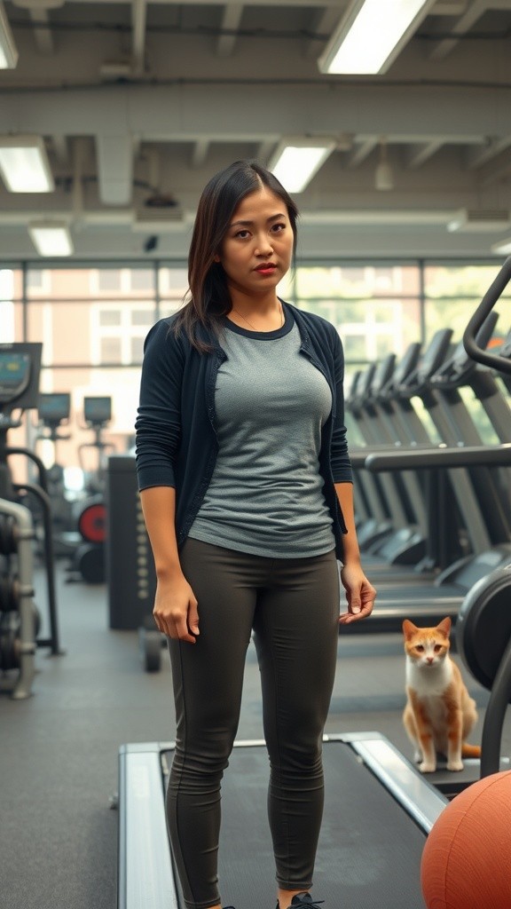 Lari ke Tembok di Gym