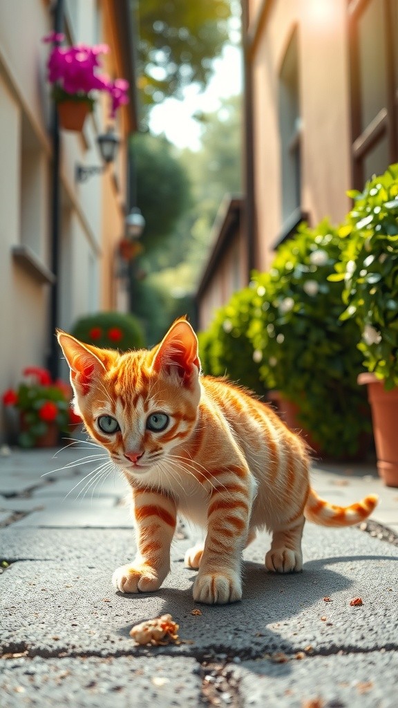A New Beginning: The Old Lady and the Stray Cat