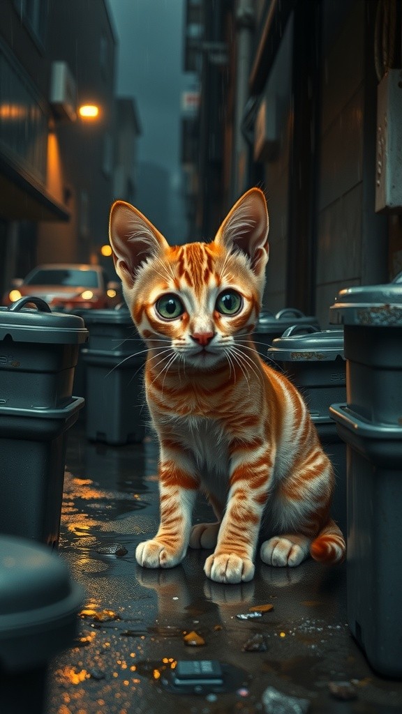 The Brave Cat Who Saved Her Family
