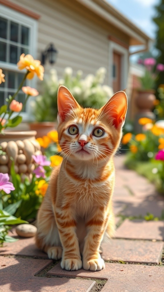 The Old Lady and the Stray Cat Family